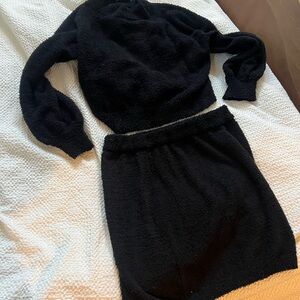 XL  Black Women's 2 piece Set